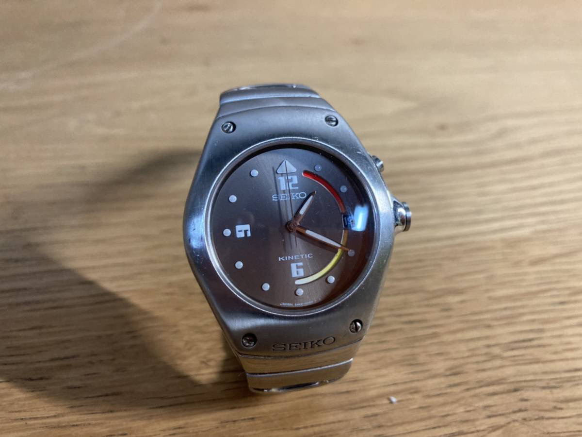 SEIKO キネティック自動巻き時計を買い取りました