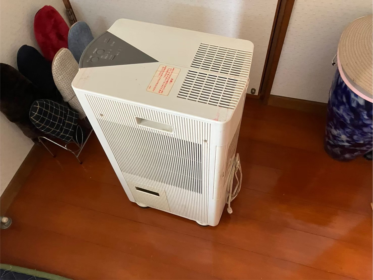 「マンションより不要になった送風機を回収しました」作業写真